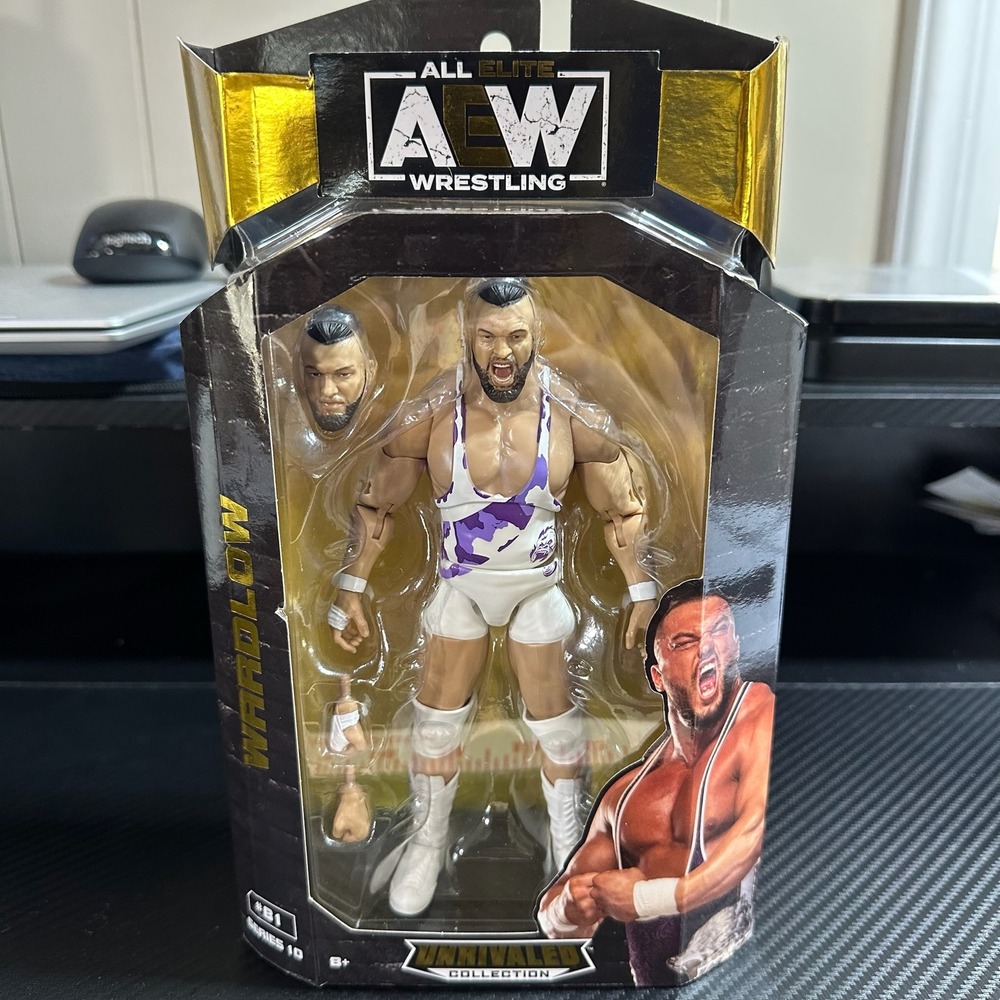 Wardlow AEW All Elite Wrestling Action Figure Sealed #81 Unrivaled Series 10 MOC